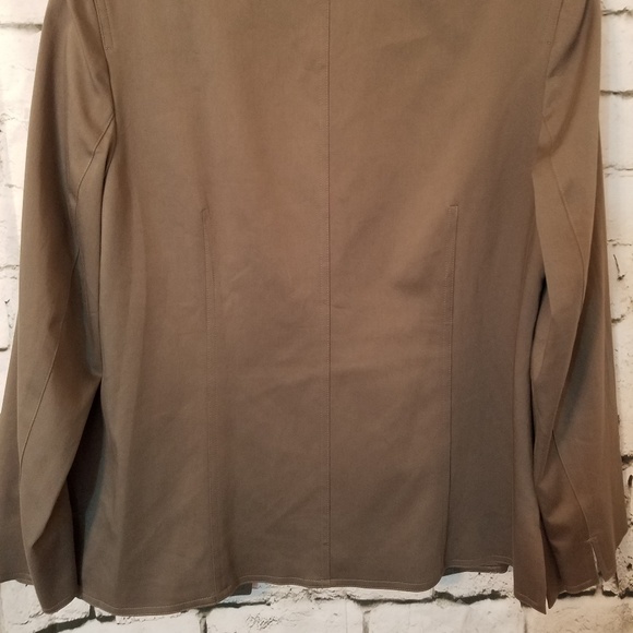 👉 Classy Talbots Petites Blazer Stretch sz 12 - Picture 4 of 6